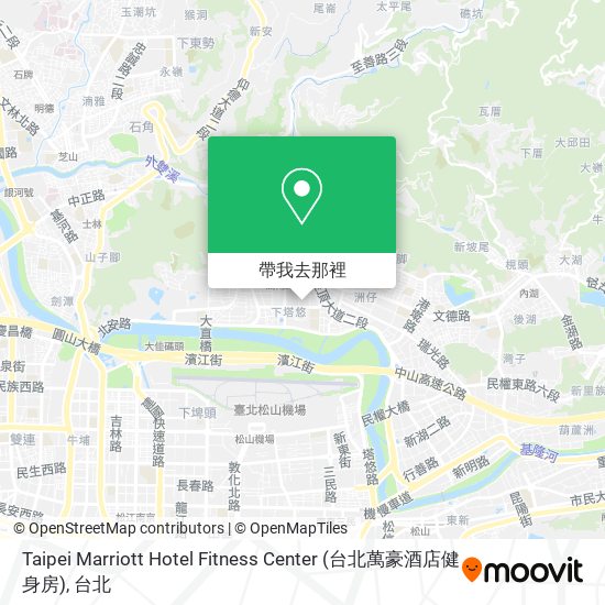 Taipei Marriott Hotel Fitness Center (台北萬豪酒店健身房)地圖