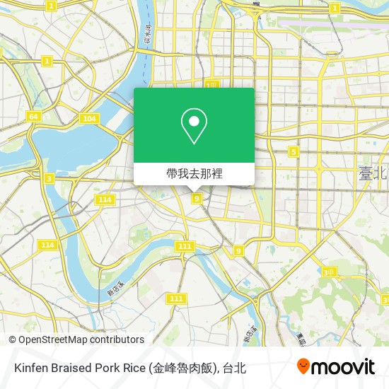 Kinfen Braised Pork Rice (金峰魯肉飯)地圖