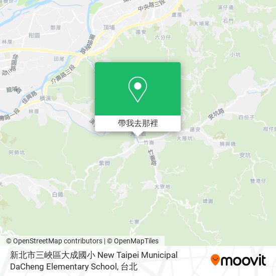 新北市三峽區大成國小 New Taipei Municipal DaCheng Elementary School地圖
