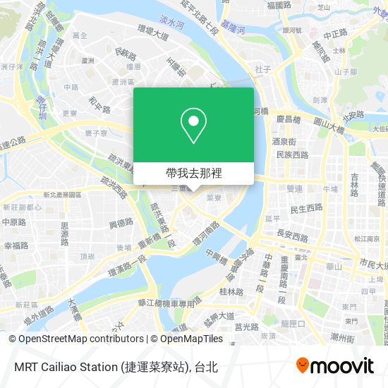 MRT Cailiao Station (捷運菜寮站)地圖