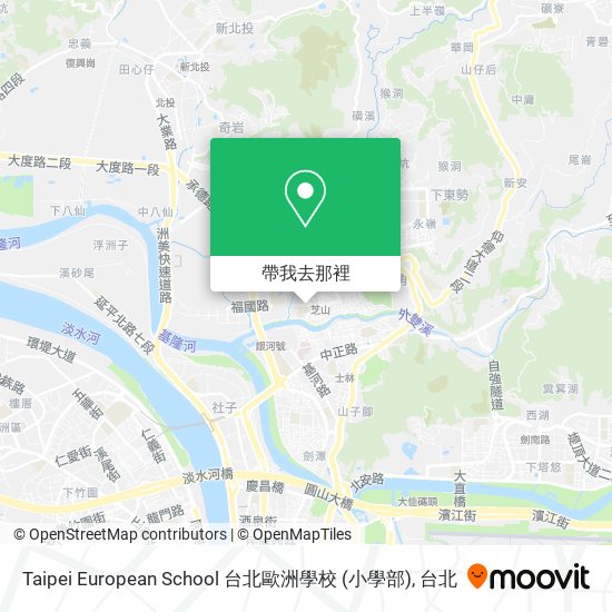 Taipei European School 台北歐洲學校 (小學部)地圖