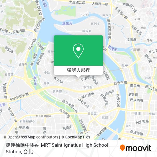 捷運徐匯中學站 MRT Saint Ignatius High School Station地圖