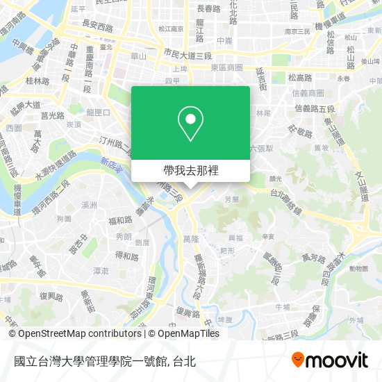 國立台灣大學管理學院一號館地圖