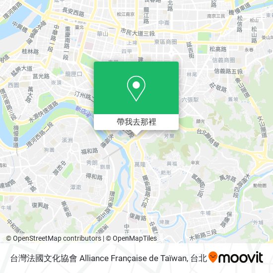 台灣法國文化協會 Alliance Française de Taïwan地圖