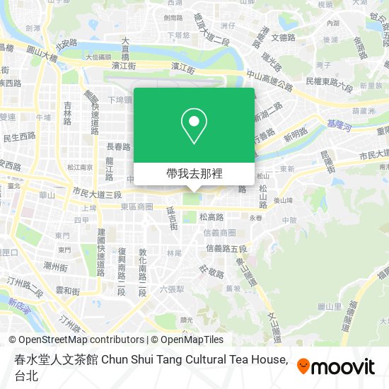 春水堂人文茶館 Chun Shui Tang Cultural Tea House地圖