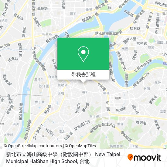 新北市立海山高級中學（附設國中部）  New Taipei Municipal HaiShan High School地圖