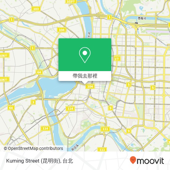 Kuming Street (昆明街)地圖