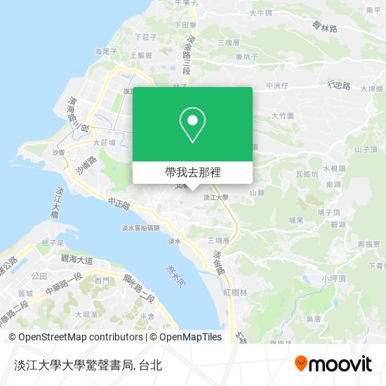 淡江大學大學驚聲書局地圖