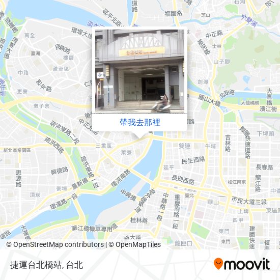 捷運台北橋站地圖