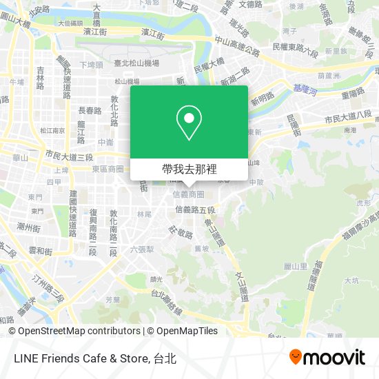 LINE Friends Cafe & Store地圖