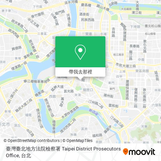 臺灣臺北地方法院檢察署 Taipei District Prosecutors Office地圖