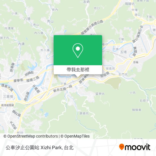 公車汐止公園站 Xizhi Park地圖