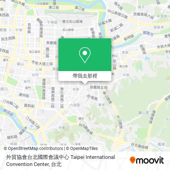 外貿協會台北國際會議中心  Taipei International Convention Center地圖