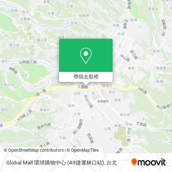 Global Mall 環球購物中心 (A9捷運林口站)地圖