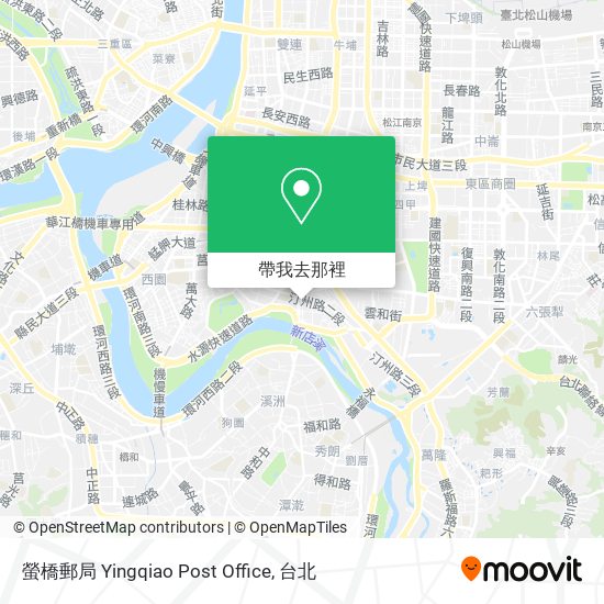 螢橋郵局 Yingqiao Post Office地圖