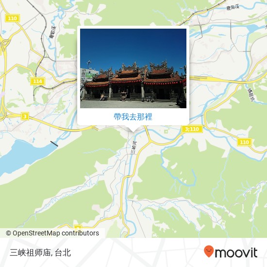 三峡祖师庙地圖