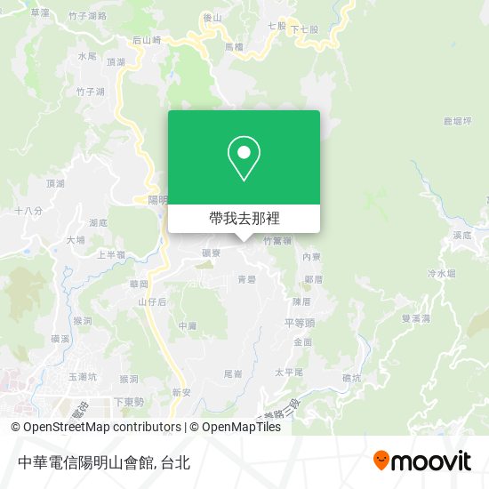 中華電信陽明山會館地圖