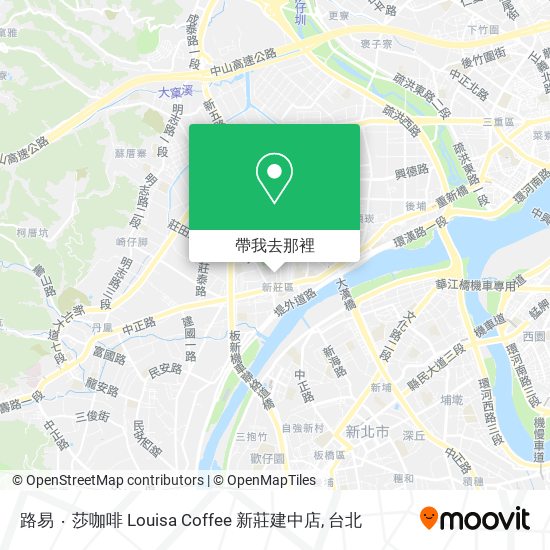 路易 ‧ 莎咖啡 Louisa Coffee 新莊建中店地圖