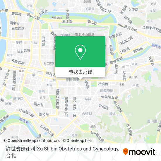 許世賓婦產科 Xu Shibin Obstetrics and Gynecology地圖