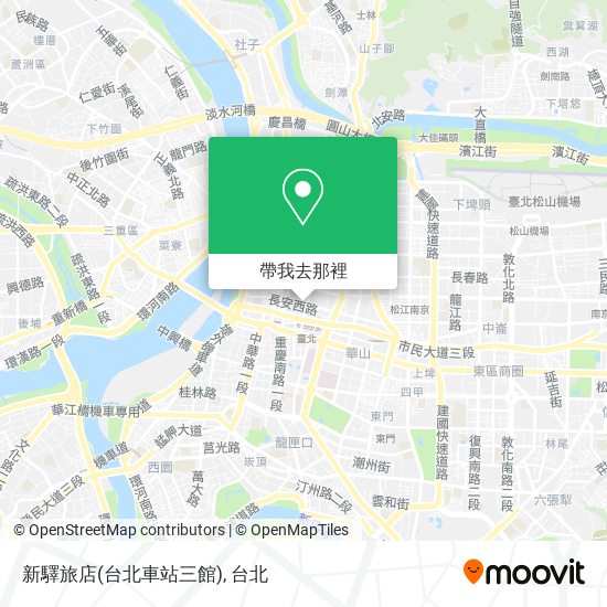 新驛旅店(台北車站三館)地圖