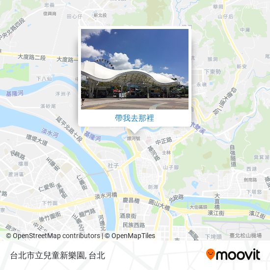台北市立兒童新樂園地圖