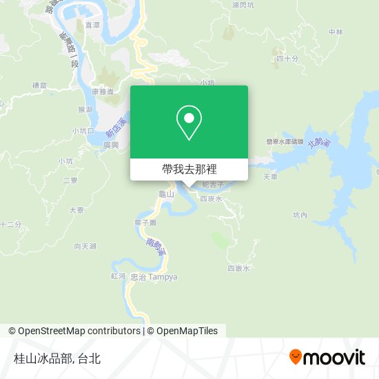 桂山冰品部地圖