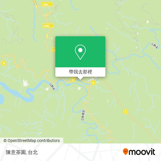 陳意茶園地圖