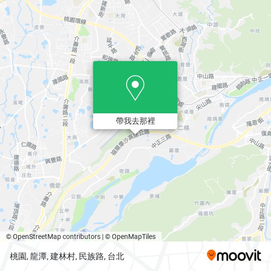 桃園, 龍潭, 建林村, 民族路地圖