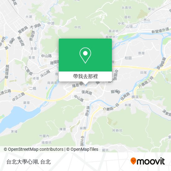 台北大學心湖地圖