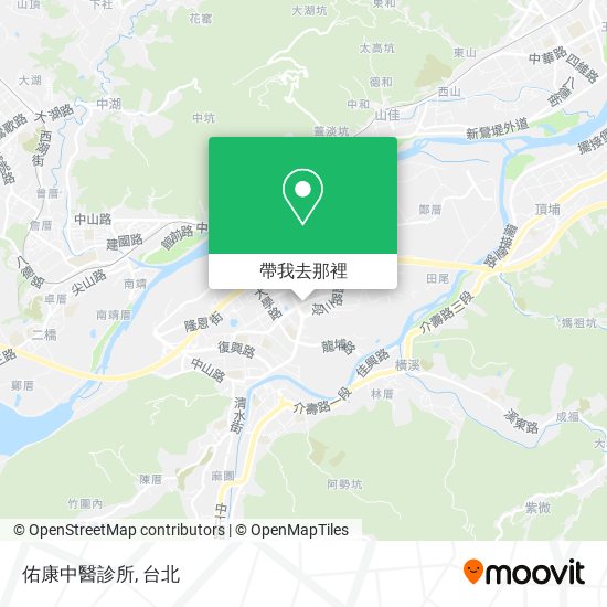佑康中醫診所地圖