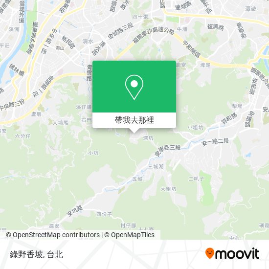綠野香坡地圖
