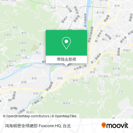 鴻海精密全球總部 Foxconn HQ地圖
