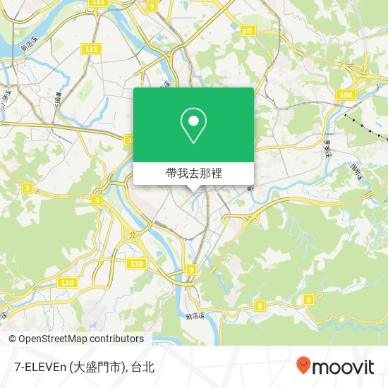 7-ELEVEn (大盛門市)地圖