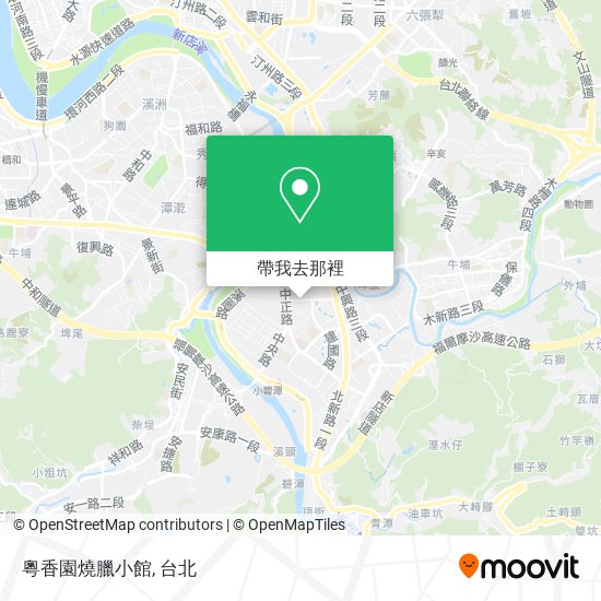 粵香園燒臘小館地圖