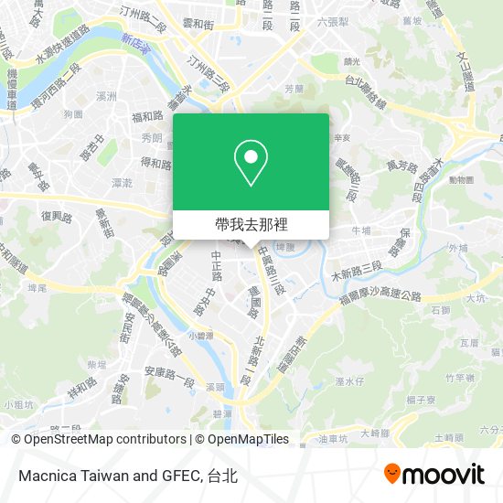 Macnica Taiwan and GFEC地圖