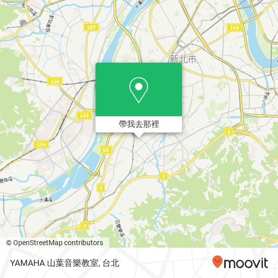 YAMAHA 山葉音樂教室地圖