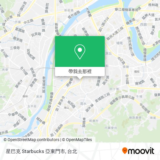 星巴克 Starbucks 亞東門市地圖