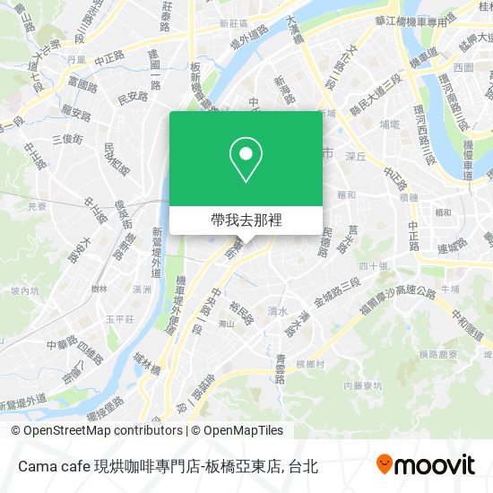 Cama cafe 現烘咖啡專門店-板橋亞東店地圖