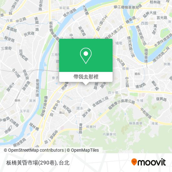 板橋黃昏市場(290巷)地圖