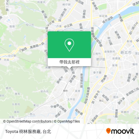 Toyota 樹林服務廠地圖