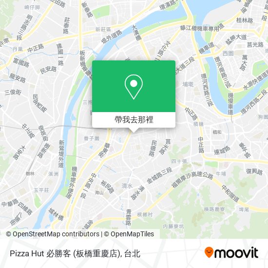Pizza Hut 必勝客 (板橋重慶店)地圖
