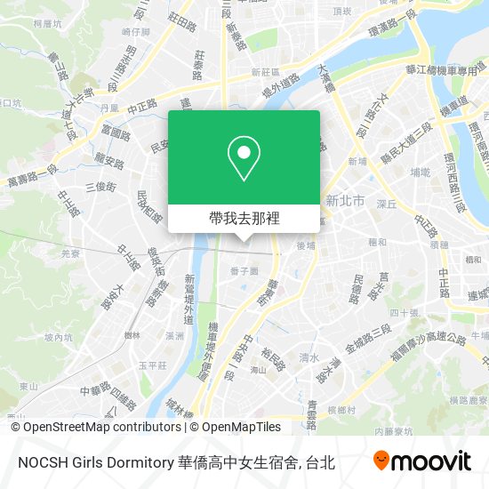 NOCSH Girls Dormitory 華僑高中女生宿舍地圖