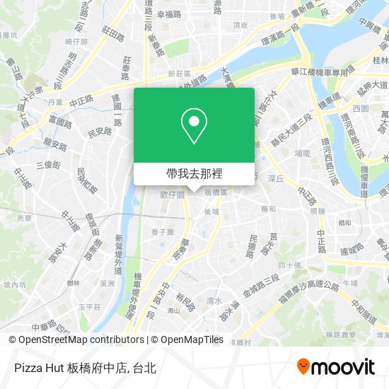Pizza Hut 板橋府中店地圖