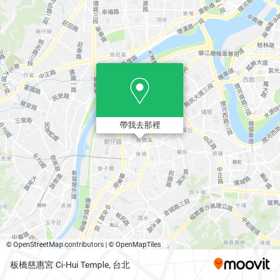 板橋慈惠宮 Ci-Hui Temple地圖