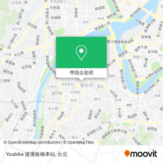 Youbike 捷運板橋車站地圖