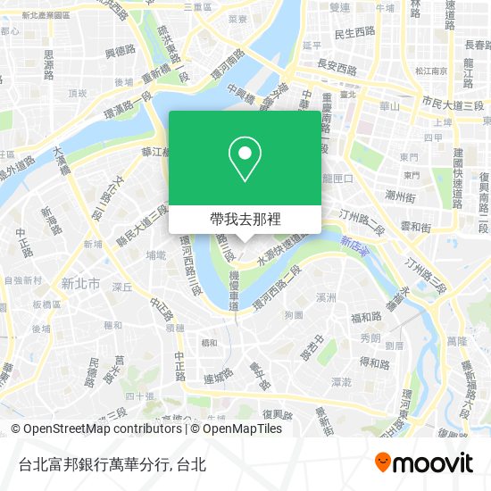 台北富邦銀行萬華分行地圖
