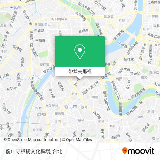 龍山寺板橋文化廣場地圖