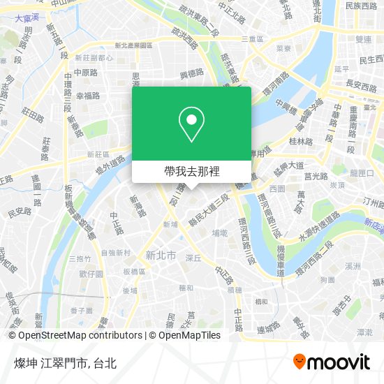 燦坤 江翠門市地圖