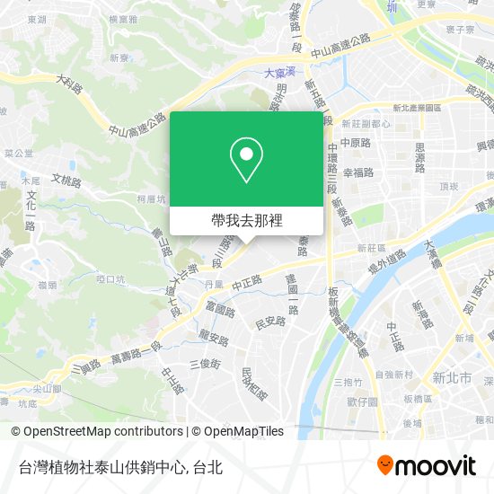 台灣植物社泰山供銷中心地圖