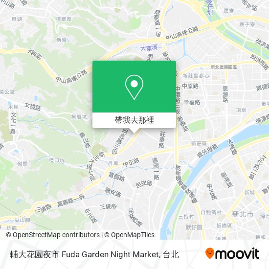 輔大花園夜市 Fuda Garden Night Market地圖
